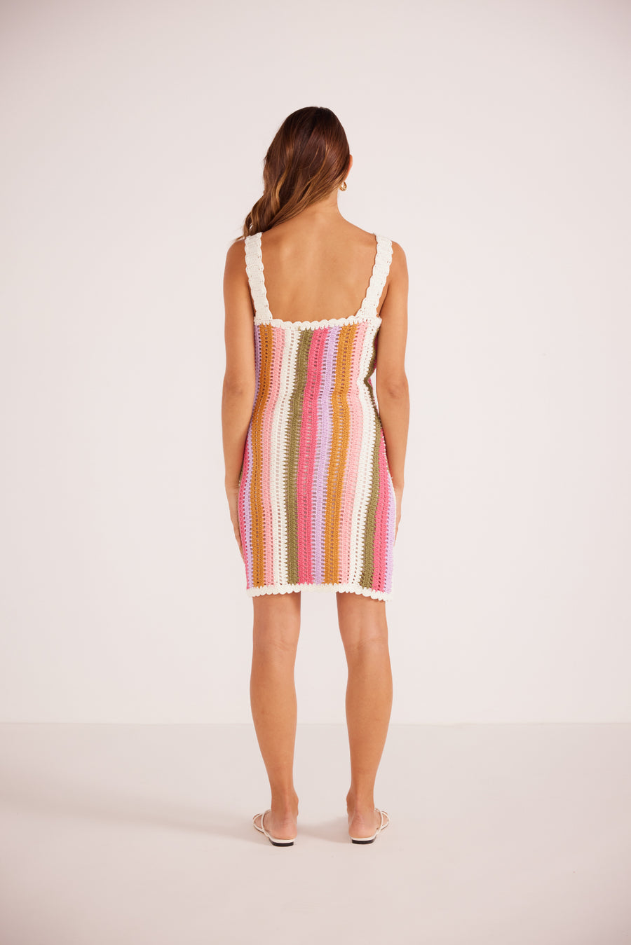 Lito Stripe Crochet Dress