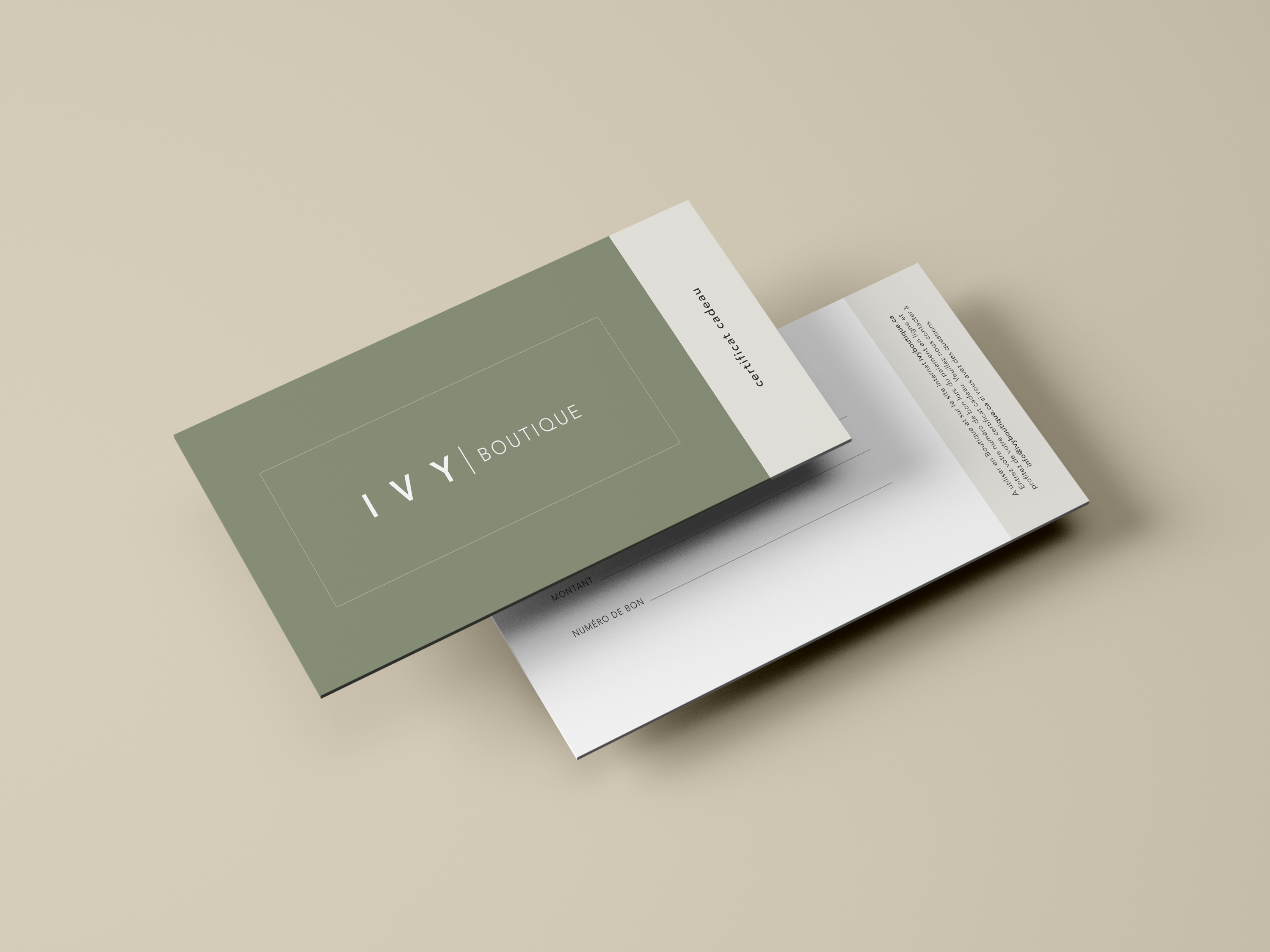 Certificat cadeau IVY Ivy Boutique