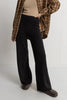 Dune Wide Leg Knit Pant - Black