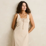 London Check Maxi Dress