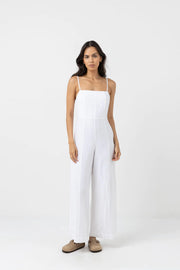 Andres Wide Leg Jumpsuit - White