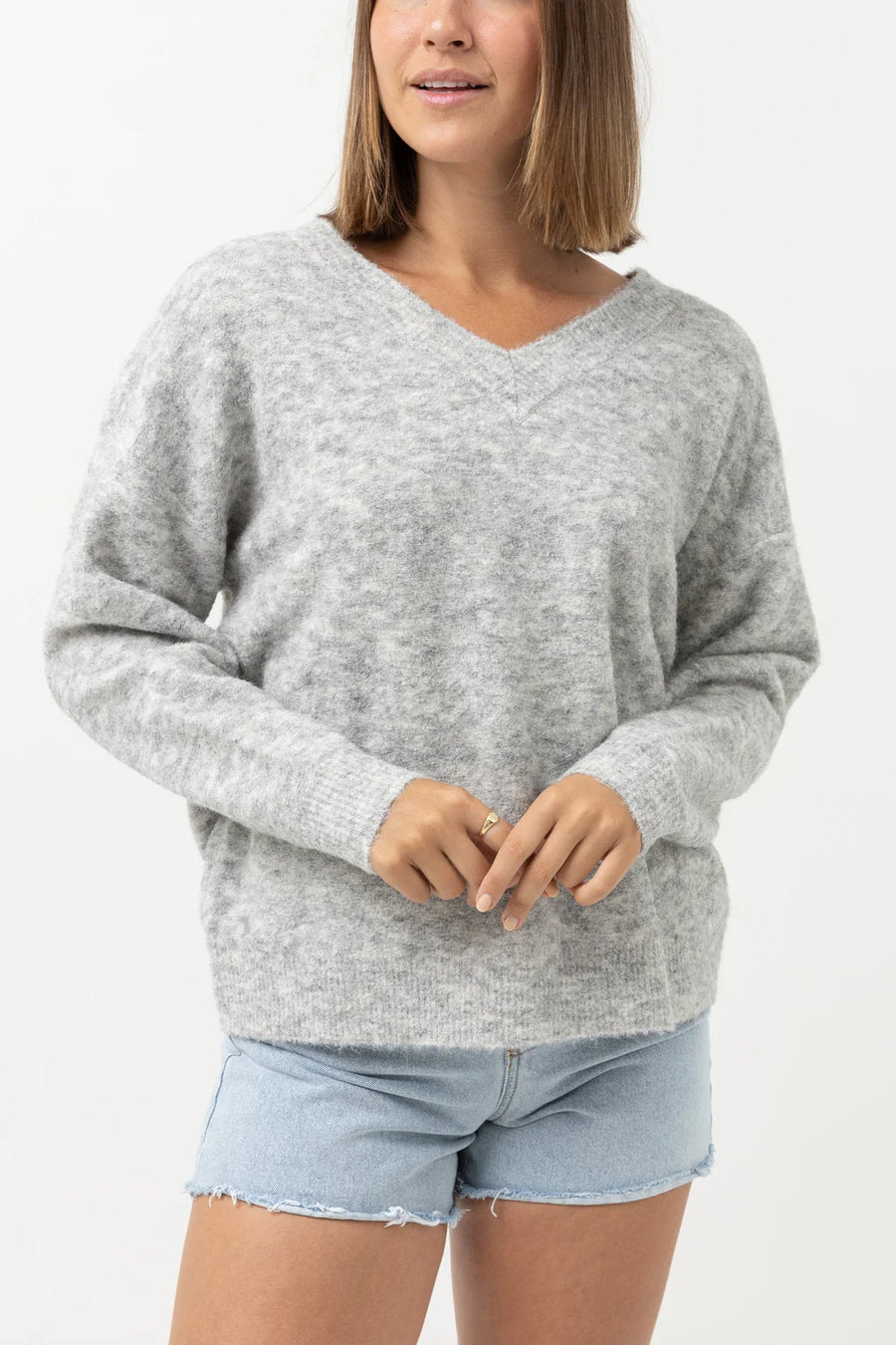 Moonstone V Neck Sweater