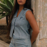 Romy High Rise Denim Short