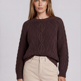 Miranda Cable Knit  - Chocolate