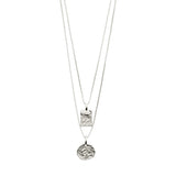 Collier 2 en 1 Pilgrim Valkyria - Argent