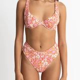 Luna floral underwire top