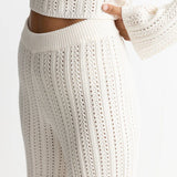 Charlize wide leg knit pants