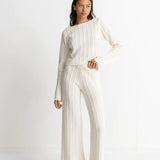 Charlize wide leg knit pants