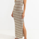 Tami Stripe Knit Maxi Dress