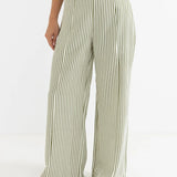 Cove Stripe Wide Leg Pant