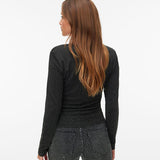 Kanva Long Sleeve Top - Silver