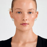 Boucles d'oreilles recyclées Haze - Argent