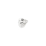 Haze bague recyclée - Argent
