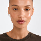 Boucles d'oreilles recyclées Prism - Argent