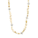 Collier recyclé à perles  Prism - Argent