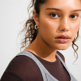 Phase Petites Boucles d'oreilles - Argent