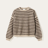 Mafalda Knit - Brown Sand Stripe