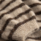 Mertice Cardigan - Brown Sand Stripe