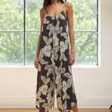 Flared Asha Floral Jumpsuit