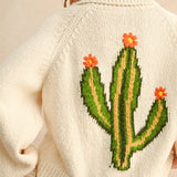 Cactus Button Cardigan