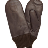 Nilla Gants Cuir - Brun