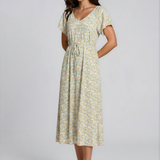 Aya Midi Dress - Multi Flower