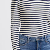 Cella Long Sleeve Top - Marine