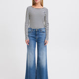 Cella Long Sleeve Top - Marine