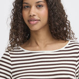 Cella Long Sleeve Top - Coffee