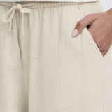 Linno Barrel Pant - Ecru