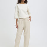 Linno Barrel Pant - Ecru