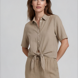 Linno Blouse - Sable