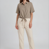 Linno Barrel Pant - Ecru