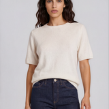 Kamara Short Sleeve Pull - Cloud Dancer