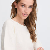 Kamara Short Sleeve Pull - Cloud Dancer