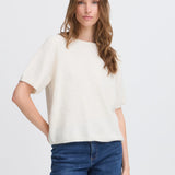 Kamara Short Sleeve Pull - Cloud Dancer