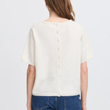 Kamara Short Sleeve Pull - Cloud Dancer