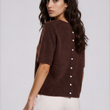 Kamara Short Sleeve Pull - Chicory Coffee