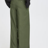 Lexi Wide Leg Pant - Green