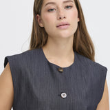 Jumi Waistcoat - Dark Blue