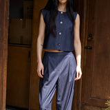 Jumi Waistcoat - Dark Blue
