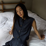 Jumi Waistcoat - Dark Blue