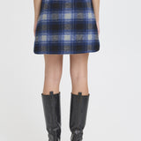 Wooly Check Jupe