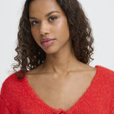 Dabria Cardigan - Racing Red