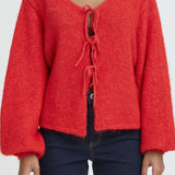 Dabria Cardigan - Racing Red