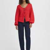 Dabria Cardigan - Racing Red