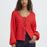Dabria Cardigan - Racing Red