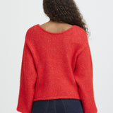 Dabria Cardigan - Racing Red