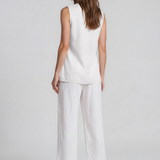Linno Cropped Pant - Blanc