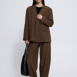 Fava Oversized Blazer - Slate Melange